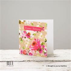 Happy Birthday Greetings Card