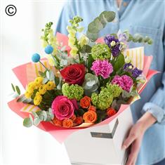 Rainbow Mix Valentine&#39;s Bouquet